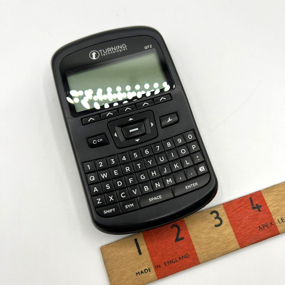 TURNING TECHNOLOGIES QT2 Response Device Clicker P/N RCQR-02 TURNS ON WORKS EUC - Picture 7 of 8